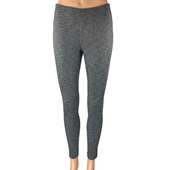 Athleta Women's Gray Mid Rise Activewear Fitness Workout Yoga Leggings Pants M - Picture 1 of 5
